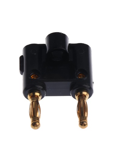 Homyl Çift Muz Fiş Altın Kaplama Vidalı Tip Ses Konuşma Tel