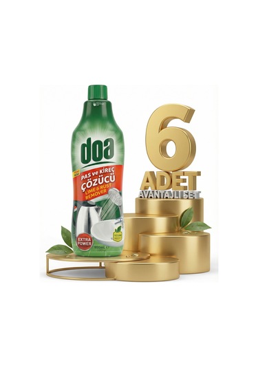 Doa Pas Ve Kireç Çözücü 6x900 Ml