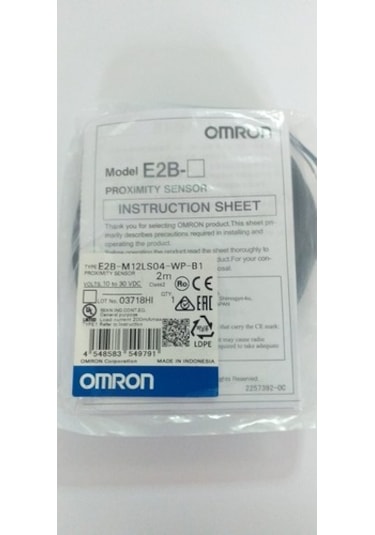 Omron Endüktif Sensör E2B-M12Ls04-Wp-B1 2M
