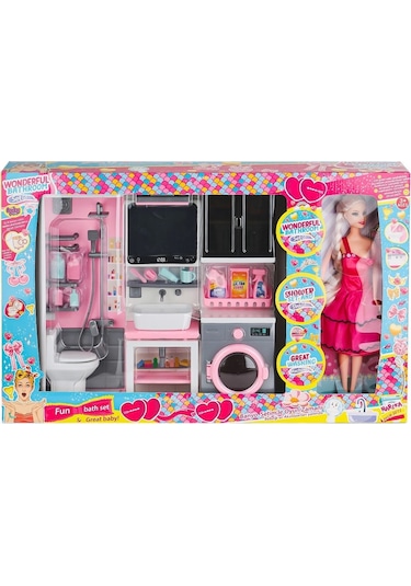 Oyd-02393 Bebek İle Banyo Seti Oyun Zamanı -oydaş Oyuncak