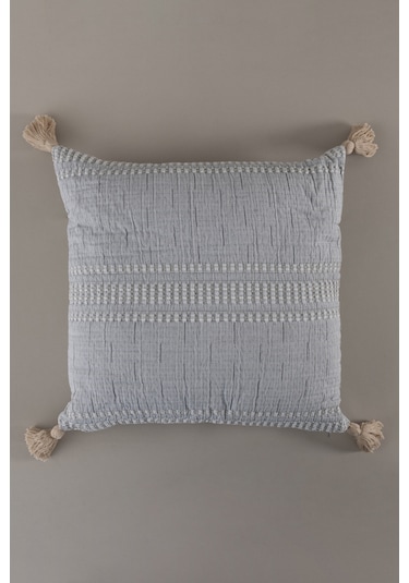 Koza Home Assos Gri Taş Yıkama Yastık 50x50 5040