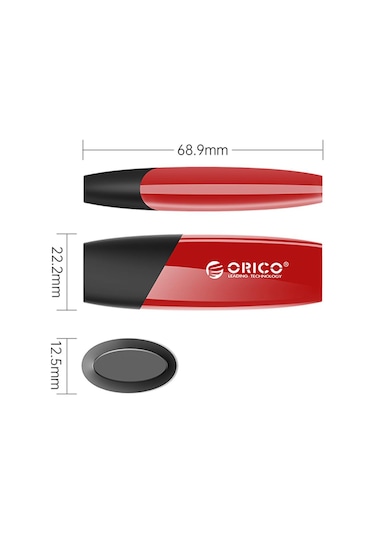 Orıco Usb 2.0 8gb Flash Bellek Kırmızı