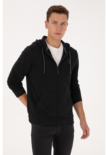 U.s. Polo Assn. Erkek Siyah Hırka Örme 50313748-vr046 Siyah