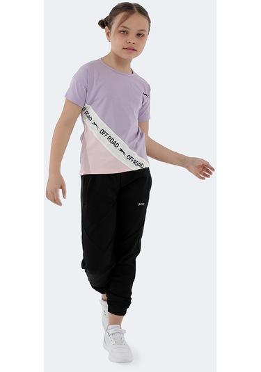 Slazenger PINA Çocuk  Lila Tişört