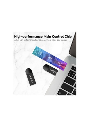 Vkemall Lenovo Thinkplus Mu222 Usb2.0 Usb Bellek 32gb Çinko Alaşımlı Kasa Sağlam Veri Saklama Taşınabilir Plug&play
