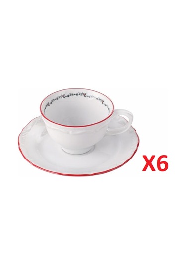 Porland Caribou Tabaklı Kahve Fincanı 75cc 6'lı 04AP022144