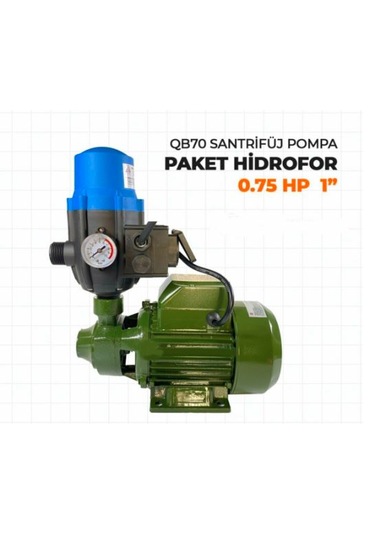 Stilmax QB70 Santrifüj 0.75 HP Otomatik Pompa Paket Hidrofor