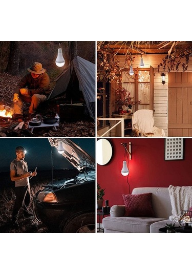 Besthome1 2'li Paket Güneş Enerjili Fener: 7w Led, Ip65 Su Geçirmez, 5 Işık Modu, 30dk-10saat Zamanlayıcı, 1800mah Pil - Kamp,