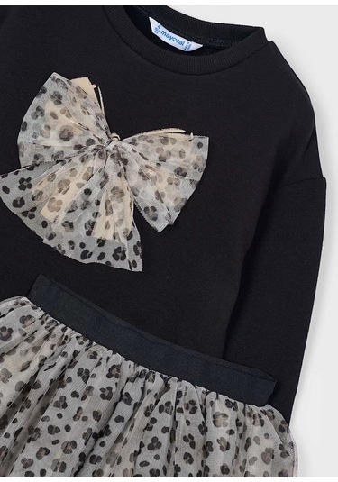 Mayoral Kız Çocuk Etek Sweatshirt Takım 4936 Siyah