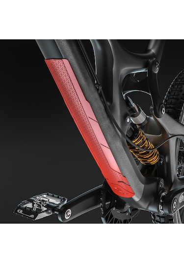 Neevoyu Bisiklet Çerçeve Koruması Pvc Materyalli Siyah Zımba Desenli Yol Ve Dağ Bisikleti Alt Boru Koruyucu