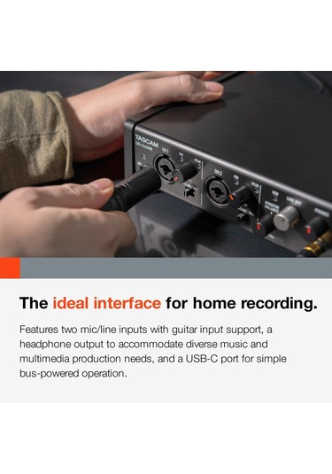 Tascam Us-2x2hr 192 Khz Yüksek Çözünürlüklü Usb Ses Kartı 2 Giriş