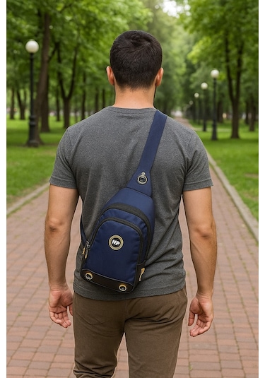 NEWİSH POLO BODY BAG ÇAPRAZ GÖĞÜS VE SIRT ÇANTASI-LACİ QATRO 2260 Lacivert