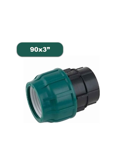 POELSAN  KABLİN DİŞİ ADAPTÖR 90x3" SULAMA BORUSU BAĞLANTI MALZEME