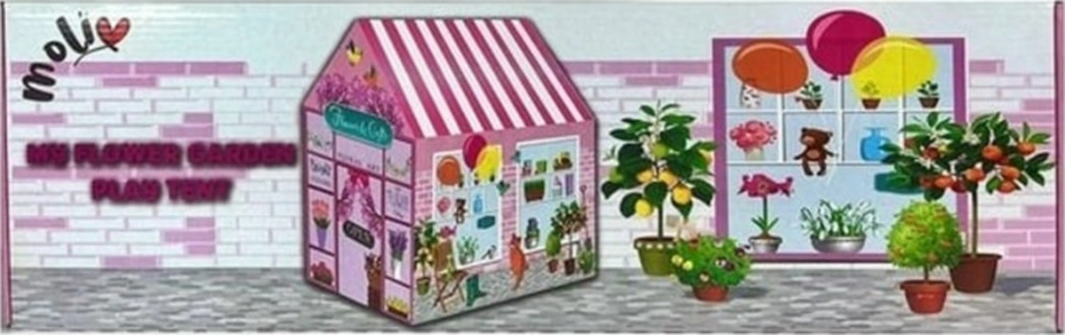 Toys Çocuk Çadır Çiçek Dükkanım Oyun Evi 294 Pembe