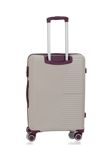 Mçs Polipropilen Valiz V374 65 Cm S21yy100000665 11148 Kemik/mürdüm