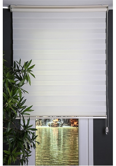 Koçtaş Plus Zebra Stor Beyaz 19ob