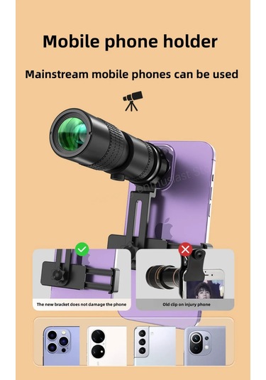 10-300x40 Zoom Teleskop Konser Ve Spor İçin Uygun