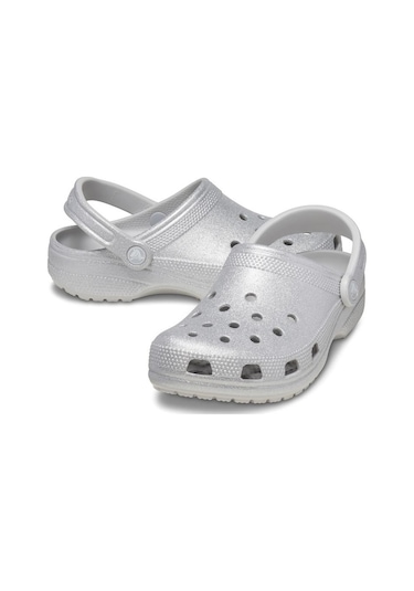 Crocs Classıc Glıtter Clog Simli Kadın Terlik 205942 205942 0ıc 0ıc Gümüş