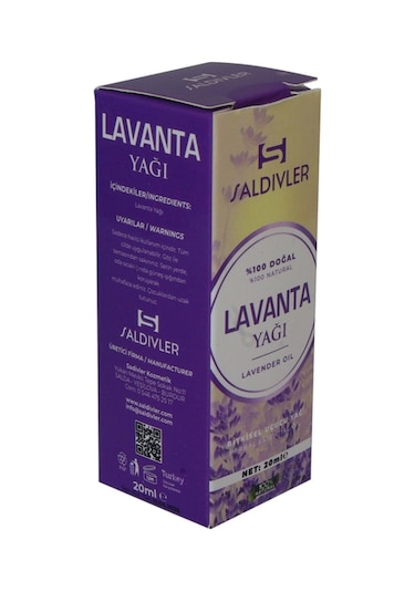 Saldivler Doğal Lavanta Yağı 20 ML