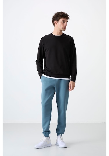 Tommy Life Tommy Lıfe Siyah Erkek Basic O Yaka Rahat Form Sweatshirt - 88053 T09er-88053 001