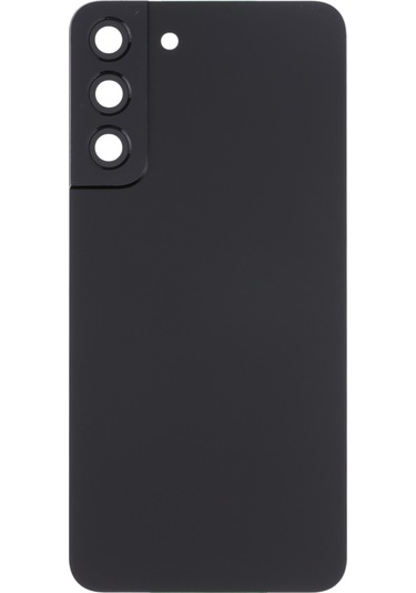 Samsung Galaxy Uyumlu S22 5g Sm-s906b İçin Kamera Lens Kapaklı Arka Kapak Siyah Siyah