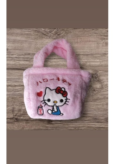 Hello Kity Peluş Çanta Açık Pembe
