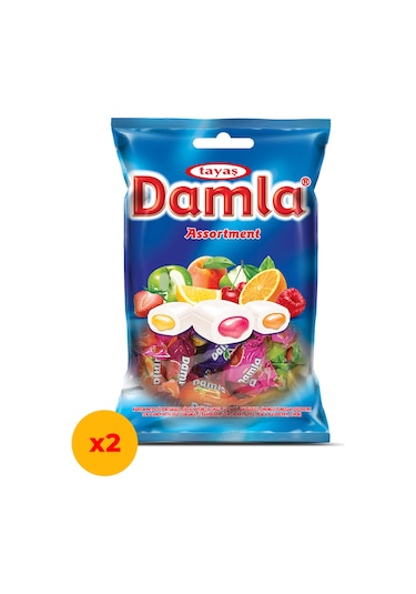 Tayaş Damla Karışık Meyveli Yumuşak Şeker 2 x 500 G