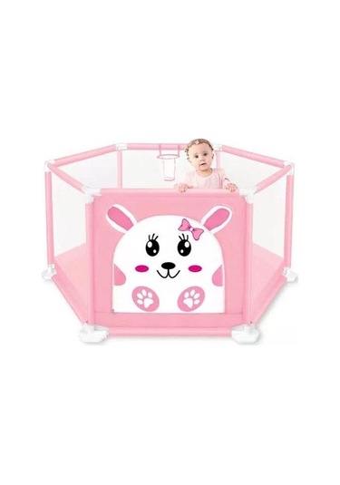 Çocuk Çiti Çocuk Oyun Havuzu Güvenli Pembe