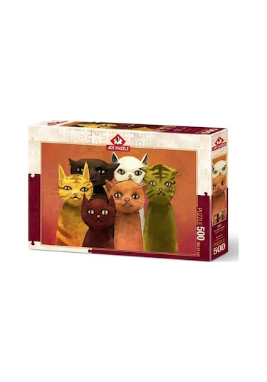 Art Puzzle Kediler Takımı 500 Parça Puzzle