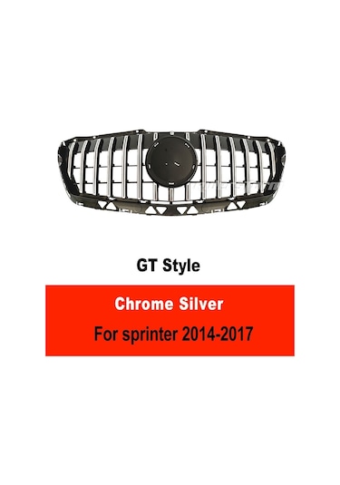 Mercedes Sprinter W906 Gtr Ön Panjur Izgara Seti Krom-siyah 2014-