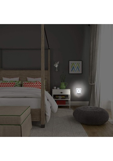 Fortunelane Kişi Algılama Led Gece Lambası - 5m/120 Algılama - Manyetik/örgü/çivi Kurulum - Beyaz Kasa Soğuk Işık Beyaz Beyaz