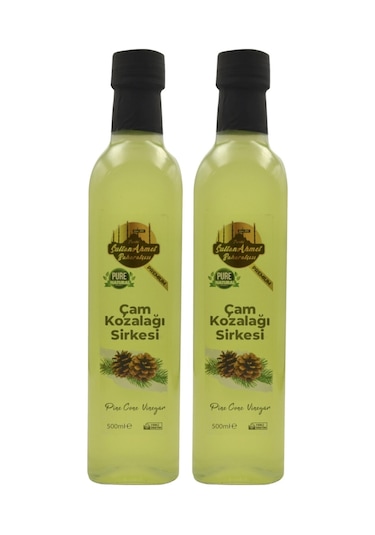 Çam Kozalağı Sirkesi 2x500ml Katkı Maddesi Içermeyen 100% Doğal Fermente