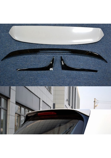 VW Golf 7 Spoiler R/gti 4 Parça Plastik  2012-2019