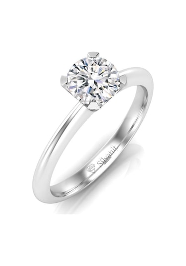 1,00 Karat H Renk Uluslararası Sertifikalı Pırlanta Tektaş Yüzük