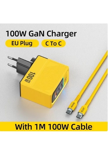 Wekome 100w Type-c Hızlı Şarj Kablosu iPhone Uyumlu, Uyumlu, 15/xiaomi/samsung İçinwhıte1m