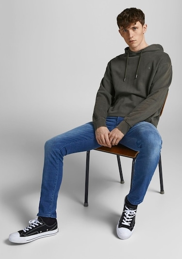 Jack & Jones Glenn Icon Bl 894 Slim Fit Jean 12218493 Blue Denim Mavi