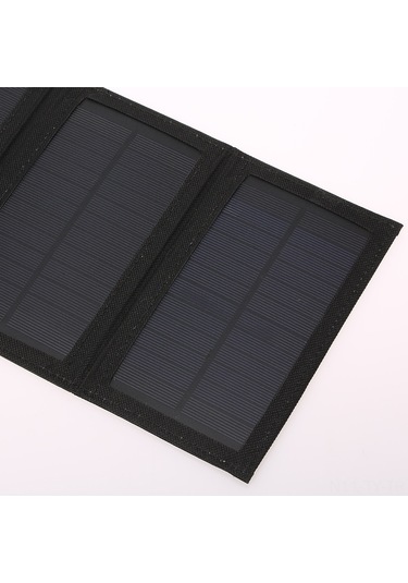 Teltree Siyah 10w Güneş Paneli, 5v/2.4a Hızlı Şarj, Çevre Dost, Taşınabilir, Katlanabilir, Cep Telefonu Ve Elektronik Cihazlar İçin Solar Şarj Aleti