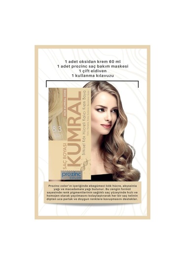 Prozinc Color Saç Boyası 8.3