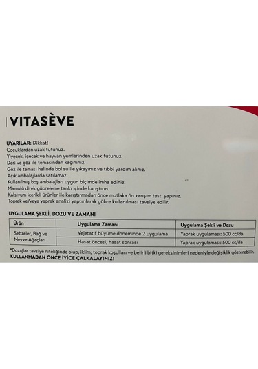 Vitaséve 10 Lt 10 Lt