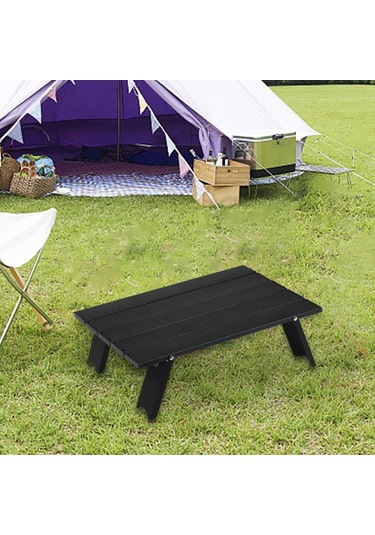 Suntek Katlanabilir Kamp Masası Balıkçılık Sırt B Siyah