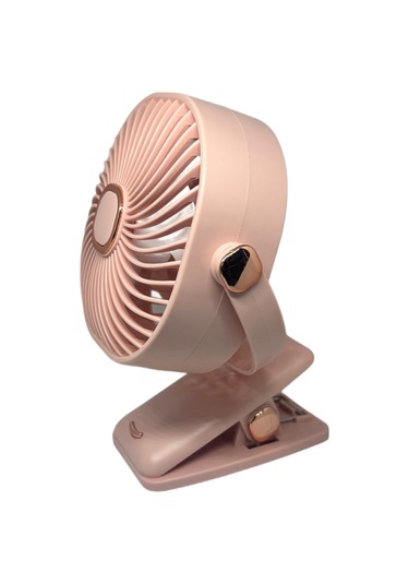 Zb113 Taşınabilir Masaüstü Pembe Usb Fan