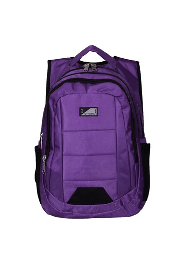 Unisex Çok Gözlü Ortopedik Sırt Destekli Günlük Sırt Çantası , Okul Sırt Çantası Mor