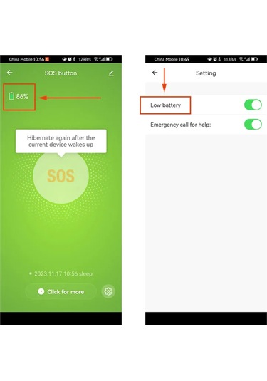 Gajeena Tuya Wifi Acil Durum Butonu: Yaşlılar İçin Taşınabilir Sos Alarmı, Şarj Edilebilir Kablosuz Çağrı Cihazı, 2.4ghz Desteği.