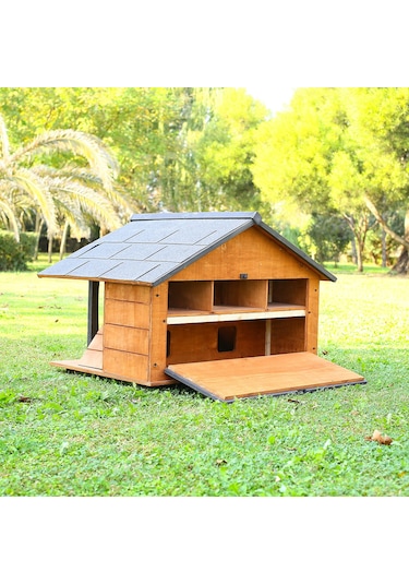 Mandu Ahşap Lüks Kedi Evi