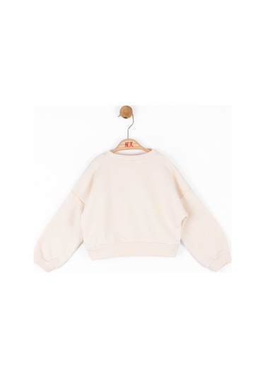 Nk Kids Kız Çocuk Sweatshirt 37609 Krem