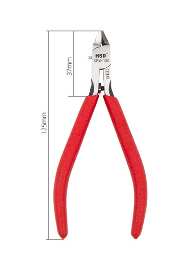 Hsd Spm-120 Tek Kenarlı Kesme Pensesi İnce Kenarlı Model Montajlı Su Çeneli Pense