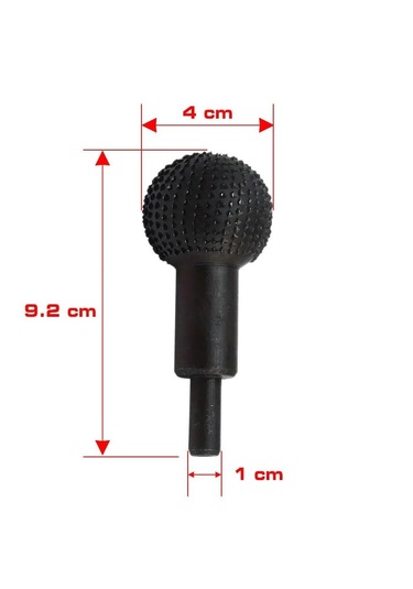 Matkaba Takılır Ahşap İşleme Törpü Topu 40 Mm Sap: 10 Mm