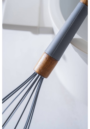 Evero Silikon Çırpıcı - 25 Cm Gri