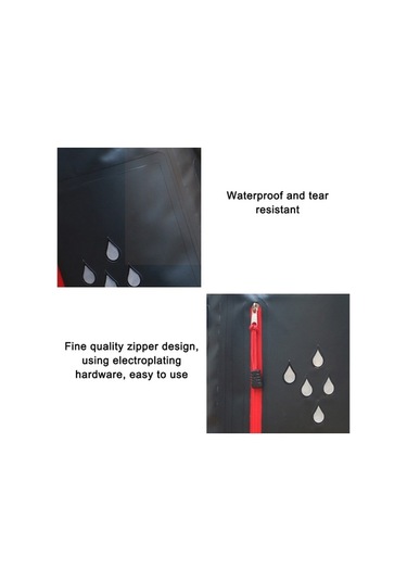 Dancemonkey Açık Çanta Su Geçirmez Sırt Çanta Pvc Çift Omuz Su Geçirmez Çanta Yan Sarı Sarı