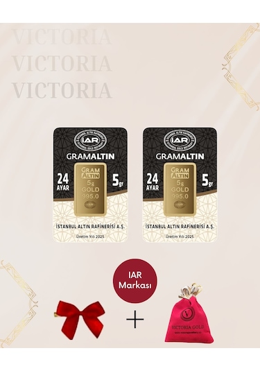 Vıctorıa Gold 2 Adet 5 Gr 24 Ayar 995 Altın (Nadir Yada Gar )